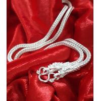 ราคา สร้อยคอเงินแท้ ลายสี่เสาหัวมังกร หนา 3 มิล ขนาด 2 บาท Sterling silver 925 (1878048620)