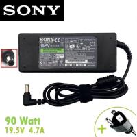 ราคา Sony AC Adapter 19 5V 4 7A 90W หัวขนาด 6 5 4 4mm สายชาร์จ Sony VPCCA15FH VGP AC19V35 VGP AC19V41 VGP AC19V31 สายชาร์จโน๊ตบุ๊ค (16571678339)