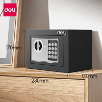 ราคา Deli ตู้เซฟนิรภัย ตู้เซฟ ตู้นิรภัย ตู้เซฟอิเล็คทรอนิกส์ ตู้เซฟบ้าน สีป้องกันสนิม สีดำ 31x20x20cm รับกระกัน 1 ปี Safe Box (19363028726)