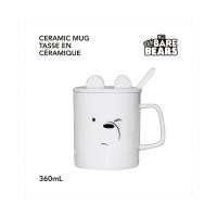 ราคา Miniso แก้ว แก้วน้ำ ลายหมี We Bare Bears Collection 4 0 Ceramic Mug with Cover and Spoon 360mL (19212429313)