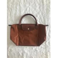 ราคา 100 authentic LONGCHAMP Le Pliage Gift women bag Lady handbag small short shank Nylon waterproof dumplings package classic handbag L1621089504 Cognac color made in france (18098329323)