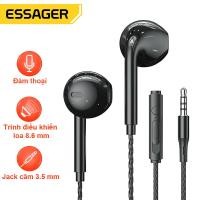 ราคา Essager หูฟังครอบหู 3 5mm Wired Headphones With Bass Earbuds Stereo Earphone Music Sport Gaming Headset With Mic For Xiaomi oppo iPhone Earphones (7476288418)