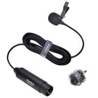 ราคา Comica XLR ไมโครโฟน CVM V02C Cardioid XLR Lavalier Lapel ไมโครโฟนไมโครโฟนสำหรับกล้อง Canon So Ny Panasonic กล้องวิดีโอซูม H4n H5 H6 Tascam DR 40 DR 100เครื่องบันทึก (16329401706)