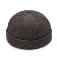ราคา Corduroy Striped Hiphop Cap Beanies Melon Bonnet Beanie Hat (16401028357)