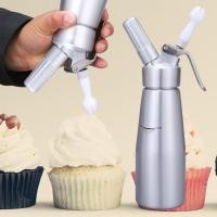 ราคา Cream Whipper กระบอกวิปครีม500ml ขวดทำวิปครีม ขวดบีบวิปปิ้งครีม ขวดอลูเนียมหัวบีบพลาสติก แถมฟรี หัวบีบสแตนแลส (9365405143)