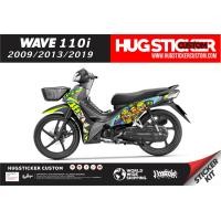 ราคา สติ๊กเกอร์ เวฟ Wave 110i 110iLED ลาย ROSSI ปี 2009 2013 2019 2023 (8857916744)