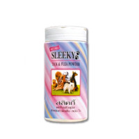 ราคา SLEEKY Flea Tick Powder แป้งกำจัดเห็บหมัด ไร สำหรับสุนัข 150กรัม (19107779113)