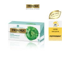 ราคา ทไวนิงส์ เครื่องดื่ม เพียว เปปเปอร์มินท์ ชนิดซอง 2 กรัม แพ็ค 25 ซอง Twinings Pure Peppermint 2 g Pack 25 Tea Bags (13063109787)