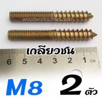ราคา แฮงเกอร์โบลท์ อุปกรณ์น็อคดาวน์ ต่อขาโต๊ะ เชื่อมชิ้นงานโลหะเข้ากับไม้ แขวนของ ยึดสิ่งของเข้ากับไม้ เกลียวไม้ชนเกลียว มีเกลียวสองด้าน (12039617622)