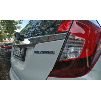ราคา เพจโลโก้ไฮบริด ติดแก้มข้าง กับด้านหลัง แต่งฮอนด้า Hybrid emblem hybrid logo honda jazz gk CRZ CRV Jazz Fit City Grace Vezel HRV Hybrid for rear bonet or fender (6565406190)