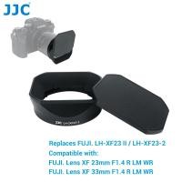 ราคา JJC LH XF23 II LH XF23 2 เลนส์ฮูดทรงสี่เหลี่ยมสำหรับเลนส์ FUJI XF 33 มม 23 มม F1 4 R LM WR บนกล้อง Fujifilm XS10 XT30 XT200 XA7 XT20 XT4 XT3 XE3 วัสดุอลูมิเนียม (13927379521)