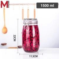 ราคา M KIT โหลแก้ว ขวดโหล ขวดแก้ว โหลแก้วสูญญากาศ ขวดโหลแก้ว ขวดโหลมีฝาปิด โหลสูญญากาศ (19101568114)