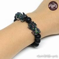 ราคา กำไลหินนำโชค นิลด้าน 10 มม ประดับปี่เซียะ 5 ธาตุ 1 คู่ สีดำ ปี่เซียะเปลี่ยนสี ปี่เซียะ 5 สี กำไลปี่เซียะ สร้อยข้อมือปี่เซียะ หินแท้ (586182186)