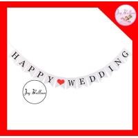 ราคา ป้าย Marry Me I Love You Bride to be Happy Wedding พร้อมเชือกร้อย สินค้าทำจากกระดาษแข็ง พร้อมส่งจากกรุงเทพ ใช้สำหรับตกแต่งงานขอแต่งงาน บอกรัก งานเลี้ยงสละโสดป้ายธง (10065700961)