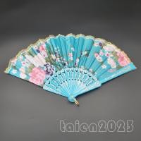 ราคา ใหม่ พัดจีนพัดผ้าพัดลมแบบสไตล์จีนแฟนลูกไม้ พัดทองขนาดเล็ก (18013690789)