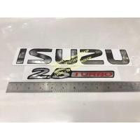 ราคา สติ๊กเกอร์แบบดั้งเดิมติดท้ายรถ ISUZU DRAGON ฟอยด์เงินเงา คำว่า ISUZU 2 5 TURBO 3 0 TURBO ติดรถ แต่งรถ sticker (13817988560)