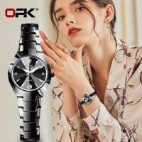 ราคา OPKนาฬิกากันน้ำผู้หญิง กันกระแทก 2021ผลิตภัณฑ์เดิมแฟชั่นแสดงปฏิทินเหล็กทังสเตนนาฬิกาเล็กๆ นาฟิกาข้อมือผญ (3023276726)