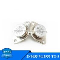 ราคา 10Pcs 2N3055 MJ2955 TO 3 NPN กำลังเครื่องกระจายเสียงทรานซิสเตอร์ใหม่ (9710503493)