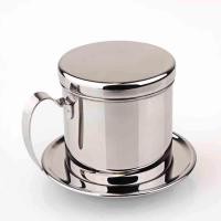 ราคา เครื่องชงกาแฟเวียดนามสแตนเลสเครื่องทำดริปถ้วยกรองหยดหม้อถ้วยเดียวพร้อมด้ามจับ (11875022633)