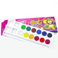 ราคา สีน้ำก้อน สีน้ำหลุม ตลับ 12 สี Master Art (10059550326)