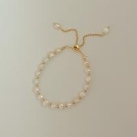 ราคา Shellandgold ข้อมือมุกธรรมชาติ อะไหล่ทอง ปรับแบบรูด สามารถใส่ได้ทั้งข้อมือเล็ก และ ใหญ่ (18261084567)