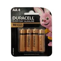 ราคา ถ่าน Duracell everyday Alkaline AA 1 5V แพค 4 ก้อน ของแท้ (10094187300)