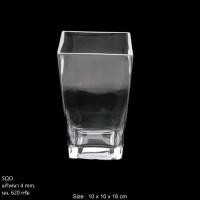 ราคา แจกันแก้วสไตล์นอร์ดิก แจกันดอกไม้ทรงสี่เหลี่ยมคางหมู แจกันแก้วจัดดอกไม้ (1370346305)