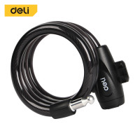 ราคา Deli สายล็อคจักรยาน สายล็อคอเนกประสงค์ ที่ล็อคจักรยาน แหวนล็อคจักรยาน ตั้งรหัสได้5หลัก พกพาง่าย กันสนิม Cable Lock (19535650527)