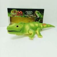 ราคา อีกัวน่า ใส่ถ่าน กิ้งก่า LIZARD 3D B O Light Sound It can walk เดินได้ มีเสียงเพลง มีไฟ เด็ก ๆ ชอบ แน่นอน 1058 (781956120)