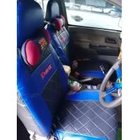 ราคา ส่งฟรี 1 คู่ หุ้มเบาะรถยนต์ เบาะหน้า หลัง D MAX ปี 2005 2010 ลาย VIP สีน้ำเงิน ดำ BLU BL N LINE 4 ฟรี หุ้มเบลท์รถยนต์ 1 คู่ (7345252352)