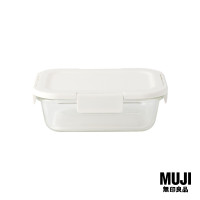 ราคา มูจิ กล่องใส่อาหารแก้วฝาล็อก 600ml MUJI Glass Lunch Box 600ml (19677261757)
