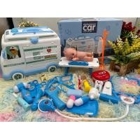 ราคา ของเล่น ของเล่นเด็ก รถพยาบาล รถพยาบาลเด็กเล่น เตียงพยาบาล First Ad Ambulance car ชุดคุณหมอ คุณหมอเด็กเล่น no H325A (16274939995)