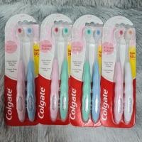 ราคา แพ็คคู่ 2 ด้าม แปรงสีฟัน คอลเกต คุชชั่นคลีน Colgate Cushion Clean Toothbrush คละสี (18059310692)