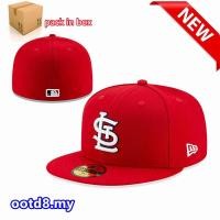 ราคา 2023 New Original High Quality MLB St Louis Cardinals Fitted Hat Men Women 59Fifty Cap Full Closed Caps Sports Embroidery Hats 2022หมวกเบสบอล สีแดงสไตล์ฮิปฮอป หมวกแก๊ป แบนราบด้านบน (16200181476)
