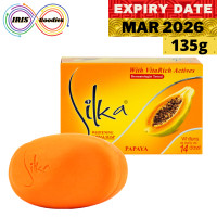 ราคา Silka Whitening Herbal Papaya Soap สบู่สมุนไพร ไวท์เทนนิ่ง มะละกอ 135g (10379538702)