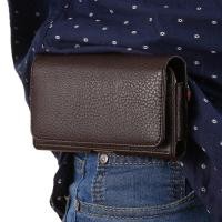 ราคา กระเป๋าใส่โทรศัพท์ ซองหนังเหน็บเอว แนวนอน กระเป๋าหนังใส่โทรศัพท์ มือถือ กระเป๋าหนัง สำหรับผู้ชาย ใส่ได้ทุกยี่ห้อ (17578963042)