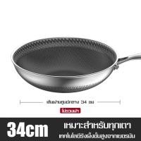 ราคา กระทะรังผึ้ง ทรงก้นลึก มีให้เลือก 2 ขนาด ผัด ต้ม ทอด พื้นรังผึ้ง กระทะอเนกประสงค์ กระทะทอด กระทะกลม กระทะ ทำเมนูได้หลากหลาย (7688508447)