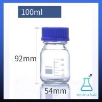 ราคา ขวดแก้ว ขวดสารเคมี แบบฝาเกลียว ขนาด 100 250 50010002000ml Duran Reagent bottle Glass Laboratory Reagent Bottle (19499549523)