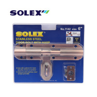 ราคา SOLEX กลอนขวางแสตนเลส NO 1142 ขนาด 6 นิ้ว (17234437667)