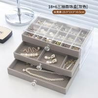 ราคา Home กล่องเก็บเครื่องประดับที่มีฝาปิดต่างหูกล่องเก็บต่างหูที่หนีบหูกันฝุ่นเครื่องประดับต่างหูไม้หู3ชั้น 2048 (19728994893)