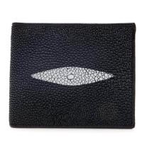 ราคา Chinatown Leather กระเป๋าเงินหนังปลากระเบน สีดำ (3083488)
