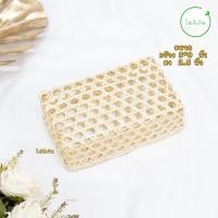 ราคา ชะลอม ชะลอมฝาครอบทรงสี่เหลี่ยม ชะลอมใส่ของฝาก ชะลอมใส่ขนม พร้อมส่ง (13880399299)