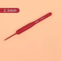 ราคา Exix 1ชิ้น DIY อะลูมิเนียมเรซิ่นเข็มถักนิตติ้งอุปกรณ์ถัก1 8 6 5มม สีแดงตะขอโครเชต์กับที่จับซิลิโคนดอกทิวลิปญี่ปุ่น (17323903098)