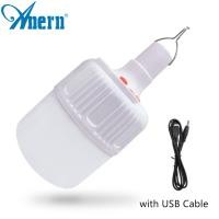ราคา Anern 50W LED Bulb หลอดไฟนอกบ้าน หลอดไฟสำรอง หลอดไฟชาร์จแบตได้ ไฟร้านค้ามีที่แขวน หลอดไฟไร้สาย ชาร์จ ปรับแสงได้ 5 ระดับ (15867627386)