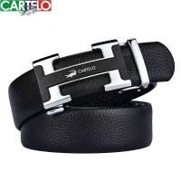 ราคา ซื้อ 1 แถม 1 Cartelo เข็มขัด กระเป๋าเงิน จระเข้หนังแท้เข็มขัดผู้ชายโดยอัตโนมัติหัวเข็มขัดธุรกิจเยาวชนเข็มขัดแฟชั่นของแท้ (15888139584)