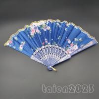 ราคา ใหม่ พัดจีนพัดผ้าพัดลมแบบสไตล์จีนแฟนลูกไม้ พัดทองขนาดเล็ก (18013690790)