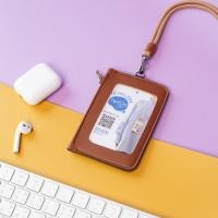 ราคา Twelve ID Holder โทนNIGHT ป้ายคล้องคอใส่บัตรพนักงานหนัง กระเป๋าใส่บัตรคล้องคอได้ สลักชื่อฟรี ป้ายคล้องคอหนัง (19577848227)