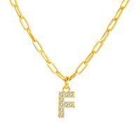 ราคา สร้อยคอตัวอักษรทอง18K Vnoxสร้อยคอตัวอักษรสร้อยคอตัวอักษรสีทองสร้อยคอเริ่มต้น (19093226290)