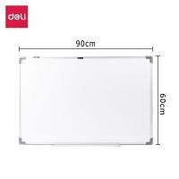 ราคา Deli กระดานไวท์บอร์ด ไวท์บอร์ดติดแม่เหล็กได้ กระดานเขียนลบได้ กระดาน Whiteboard ขนาด 60 90 กับ 45 60 ซม OfficeME (15360620911)
