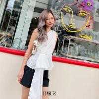 ราคา L827 Skye Top Signature top ไหล่เดียวเผยผิวสวย ดีเทลจัดเต็ม แต่งจีบเฉลียงใส่แล้วดูแพงที่สุด นำไปแมชต์กับกางเกงขายาวคือเลิศ (17421944593)